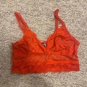 Red Lace Bralette